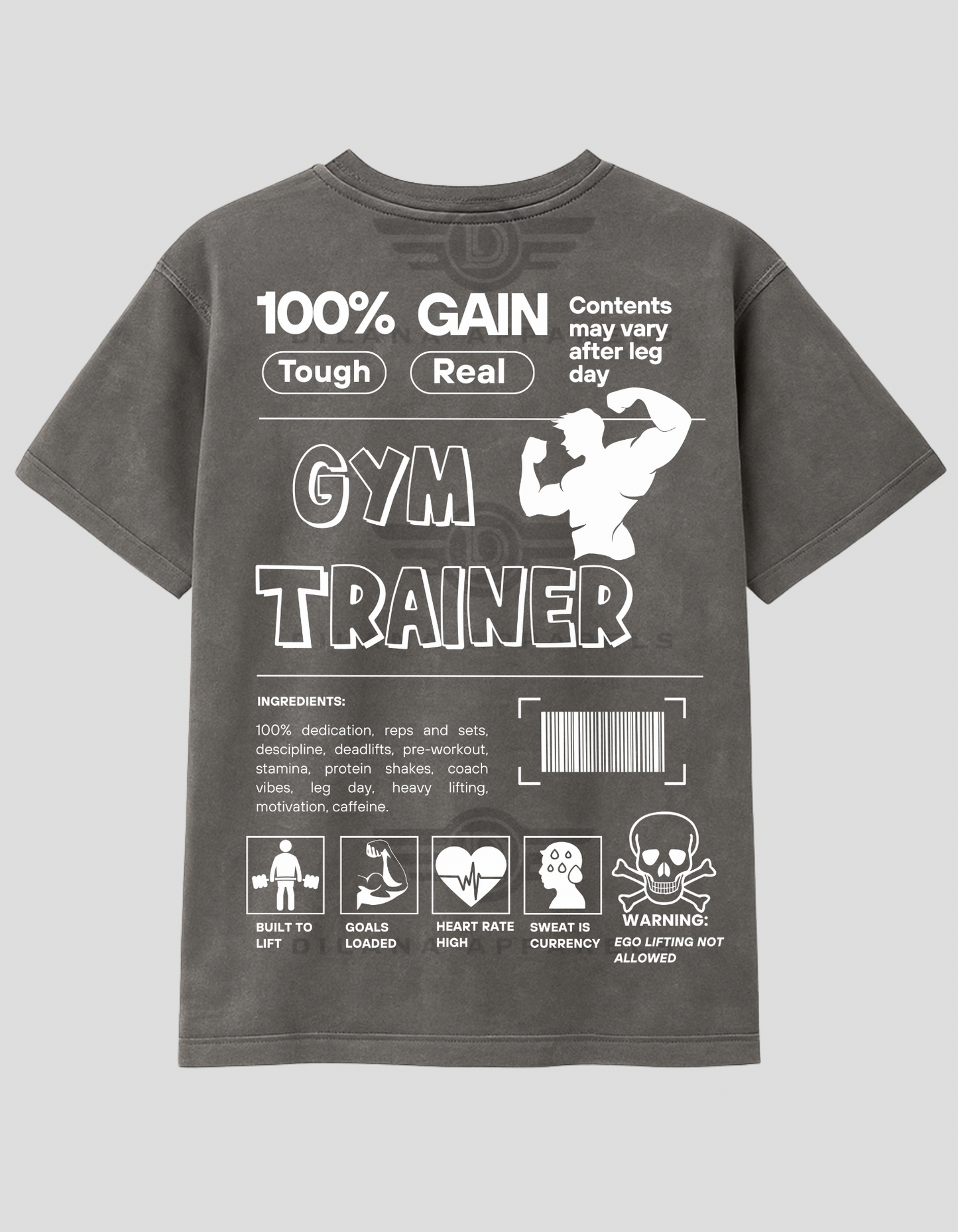 Gym Trainer Label Tee