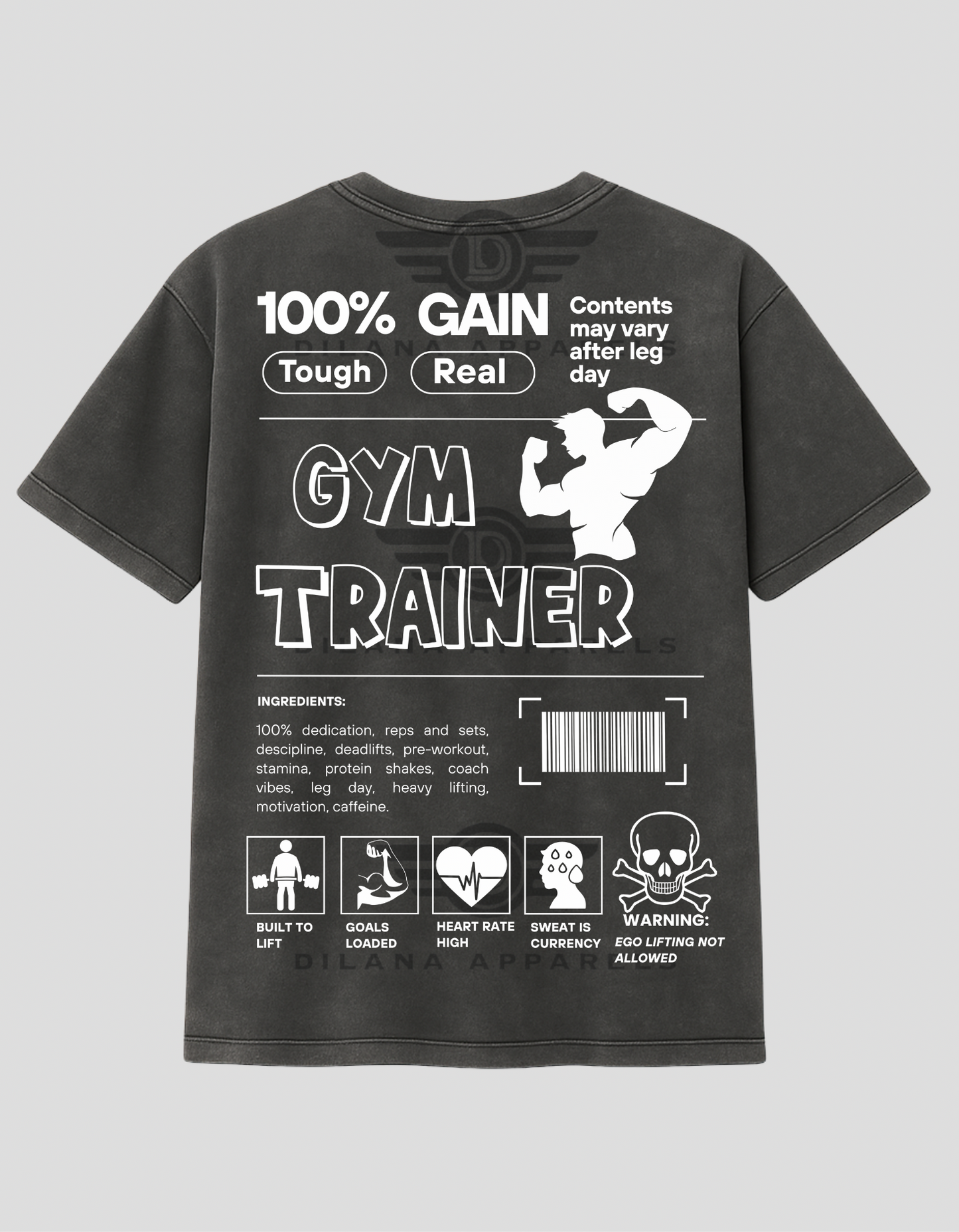 Gym Trainer Label Tee