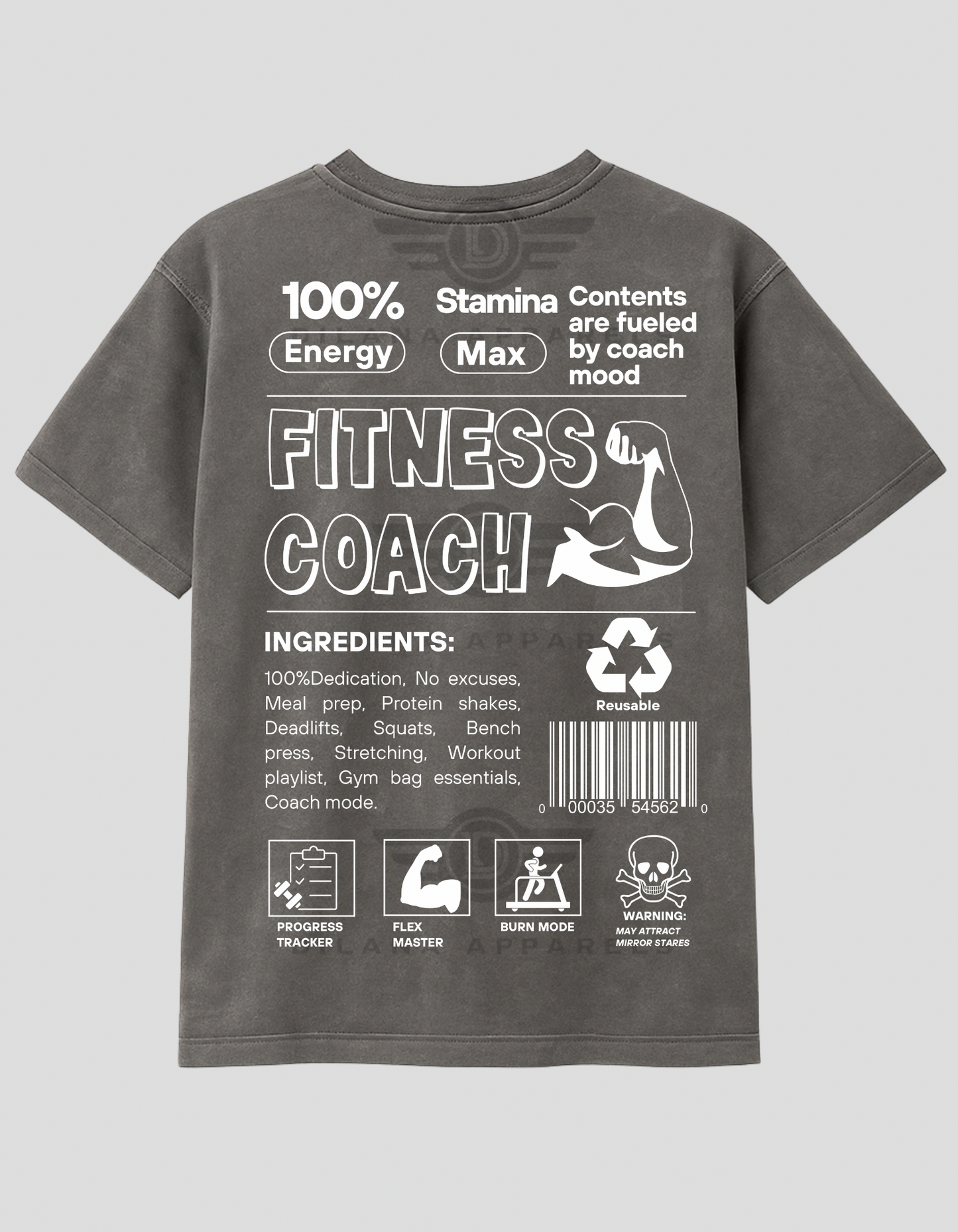 Fitness Coach Label Tee
