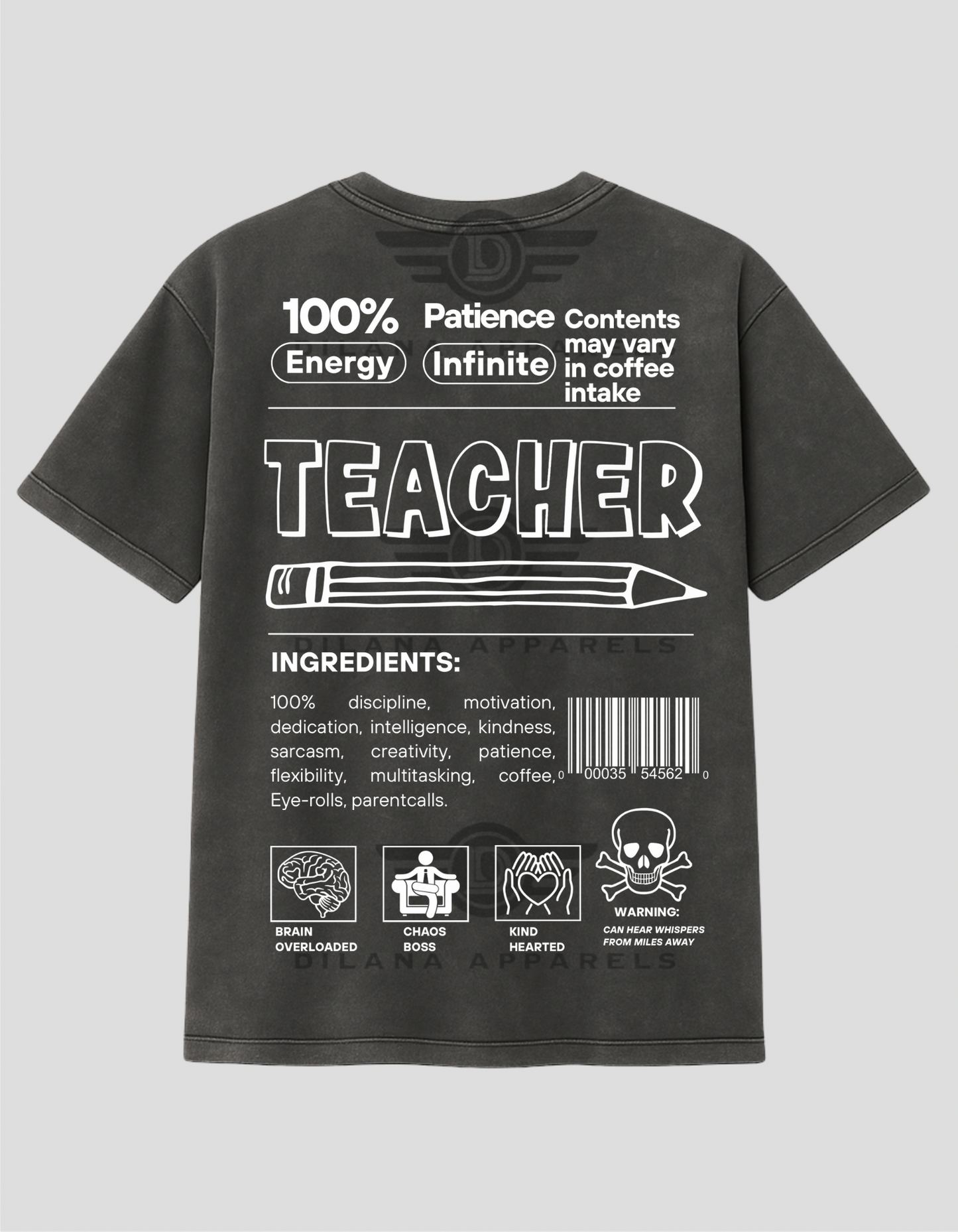 Teacher Label Tee
