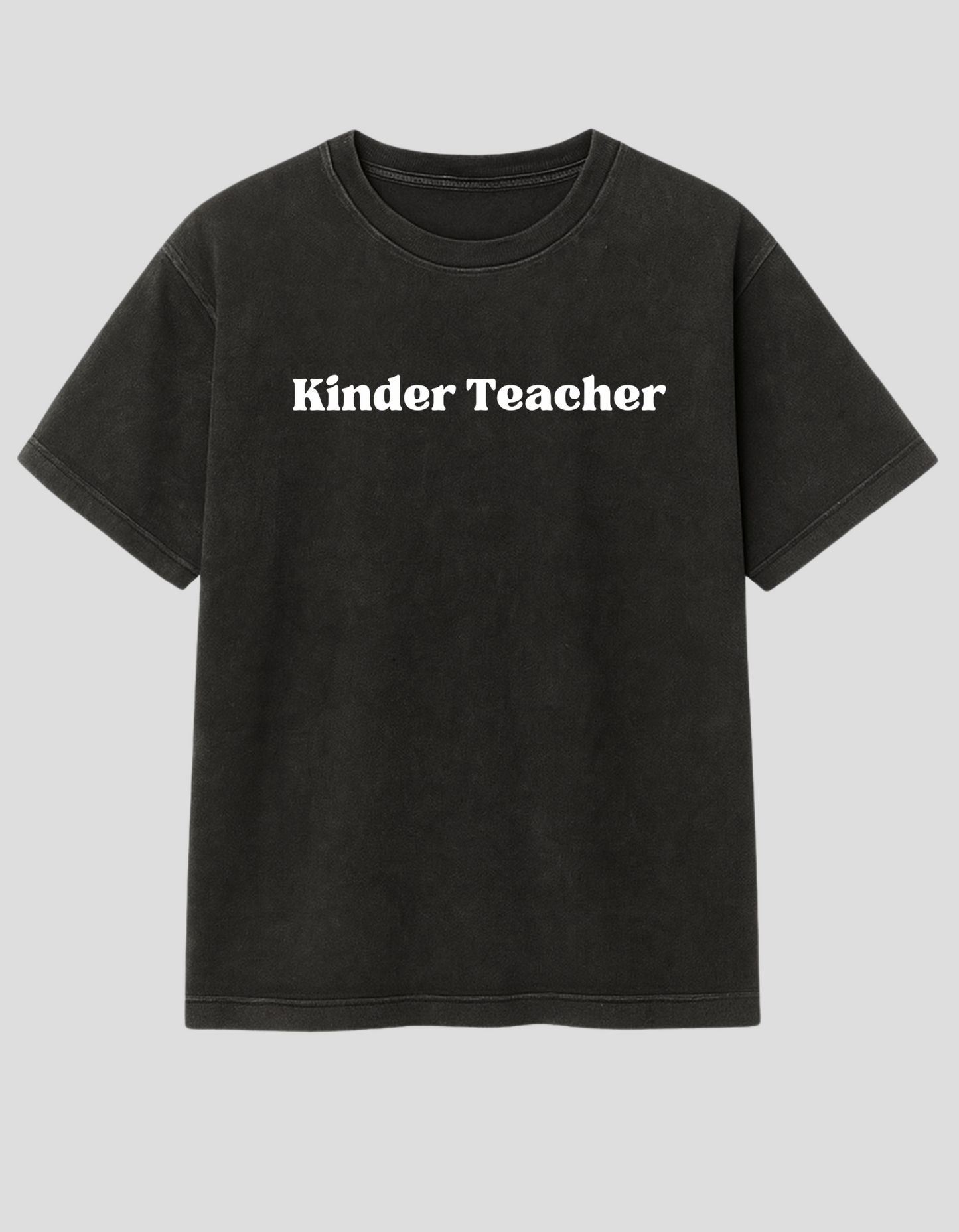 Kinder Teacher Label Tee