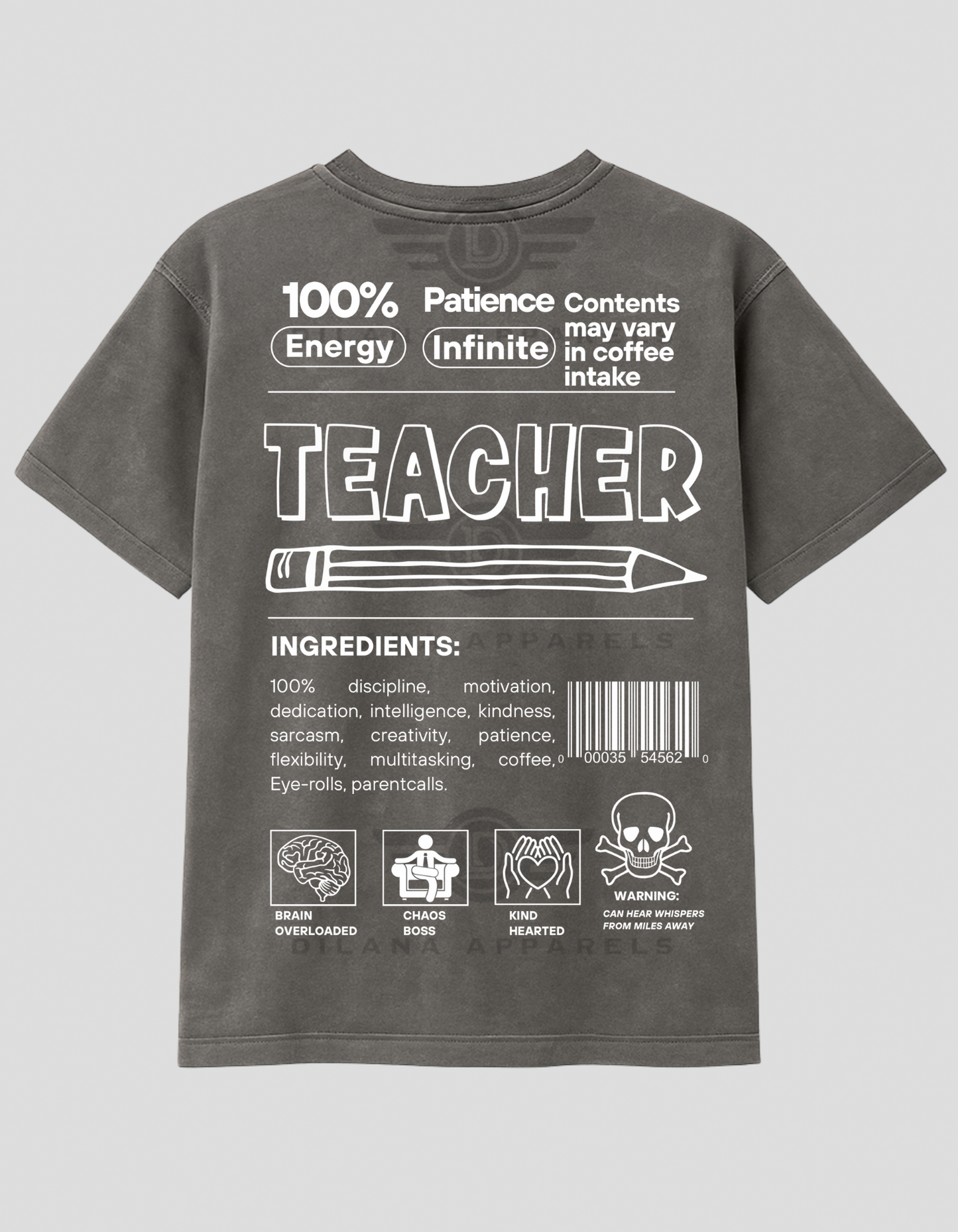 Teacher Label Tee