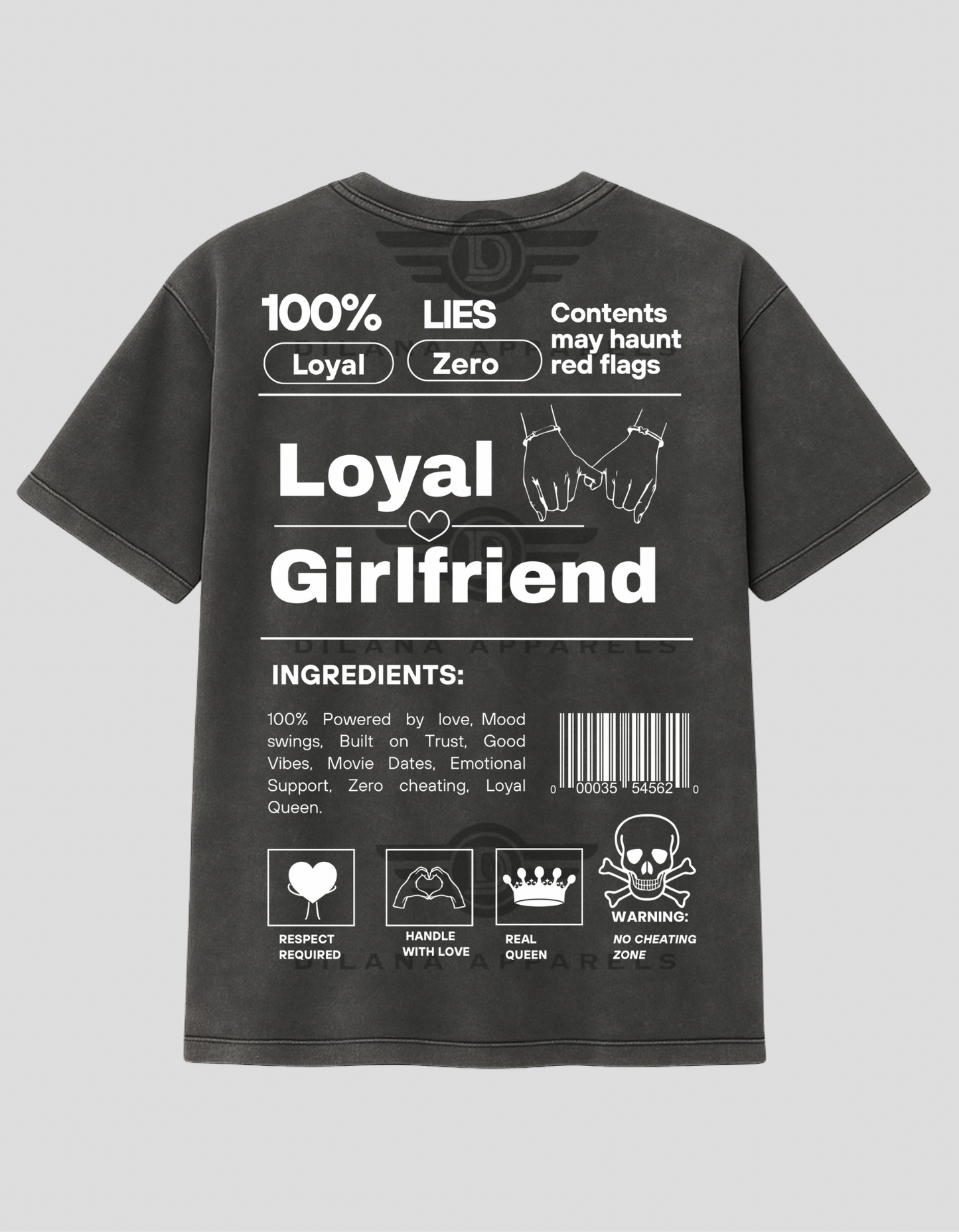 Loyal Girlfriend Label Tee