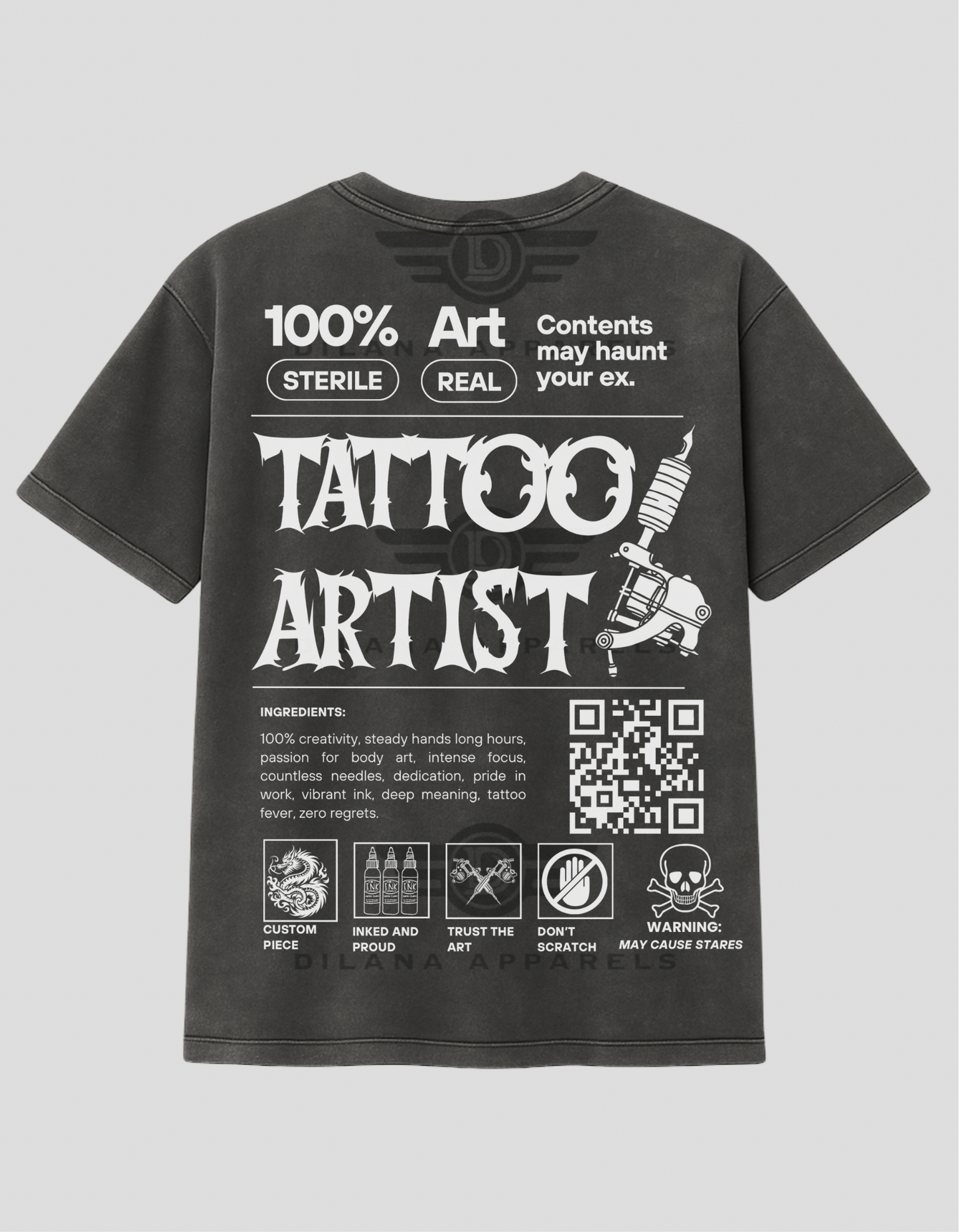 Tattoo Artist Label Tee
