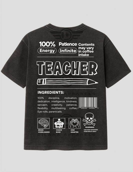Teacher Label Tee