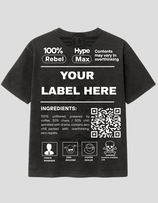 Custom Label Tee