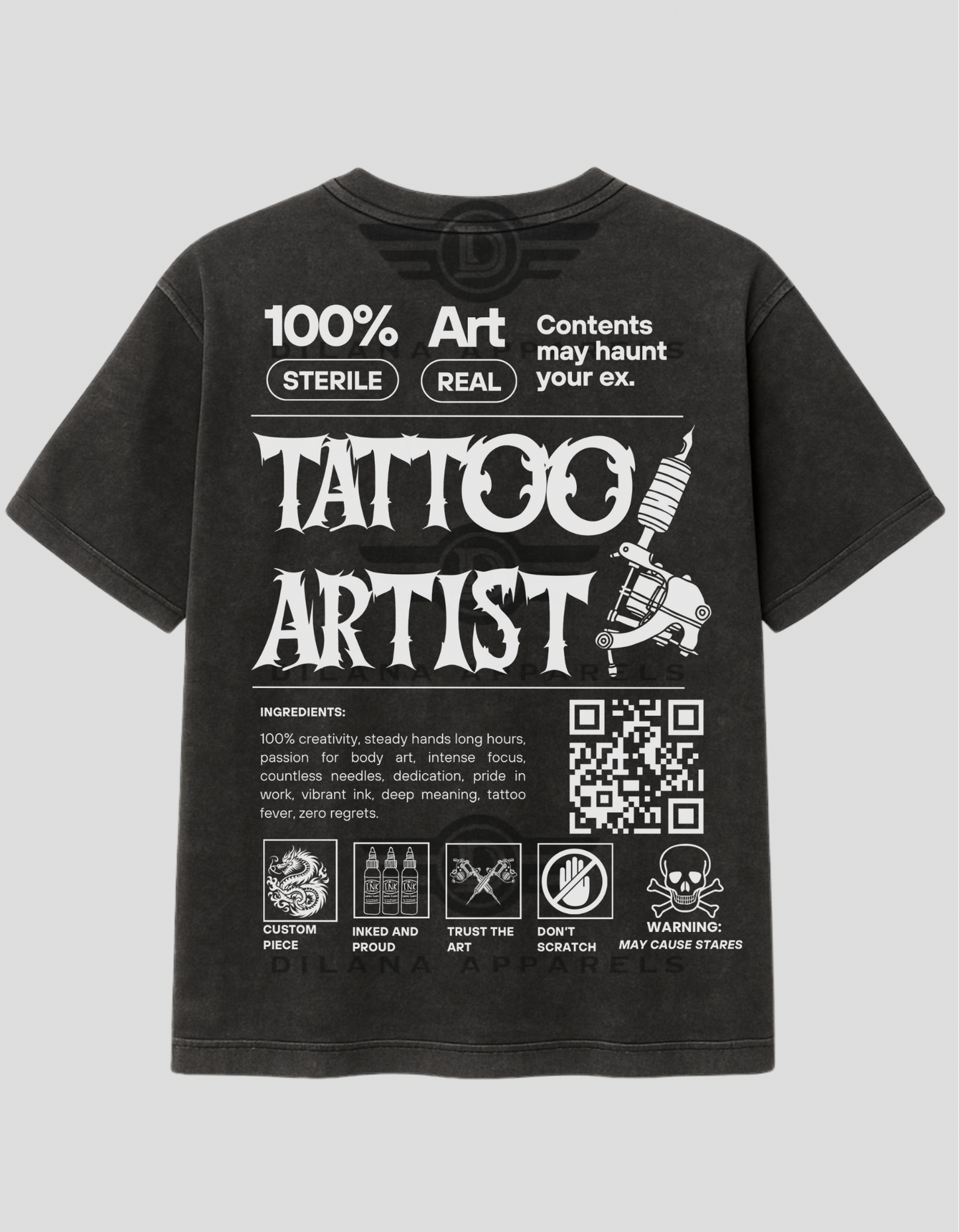 Tattoo Artist Label Tee